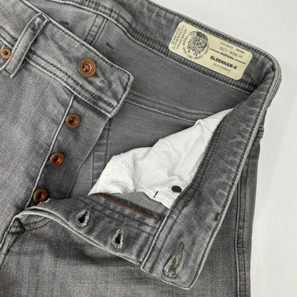 DIESEL ディーゼル グレー SLEENKER-X スリム デニム スキニーパンツ ボトムス