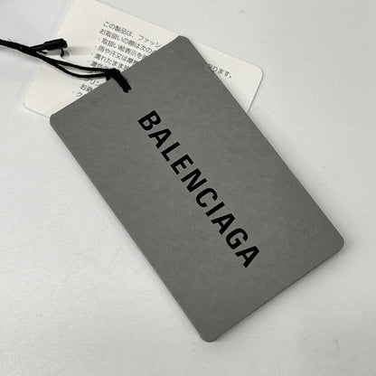 BALENCIAGA バレンシアガ 21年 651795 パープル デストロイ加工 Tシャツ トップス
