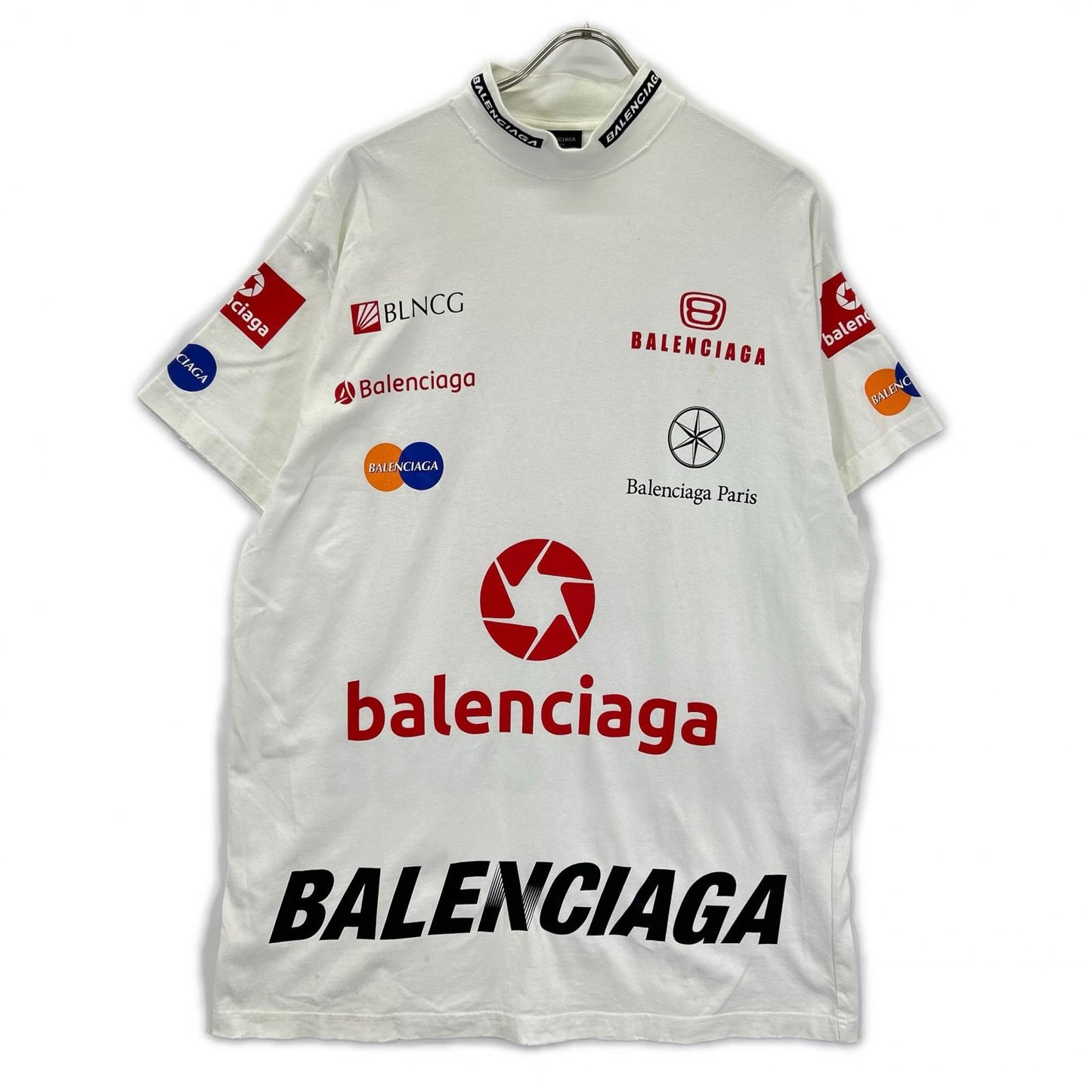BALENCIAGA バレンシアガ 23年 770919 ホワイト TOP LEAGUE Tシャツ トップス