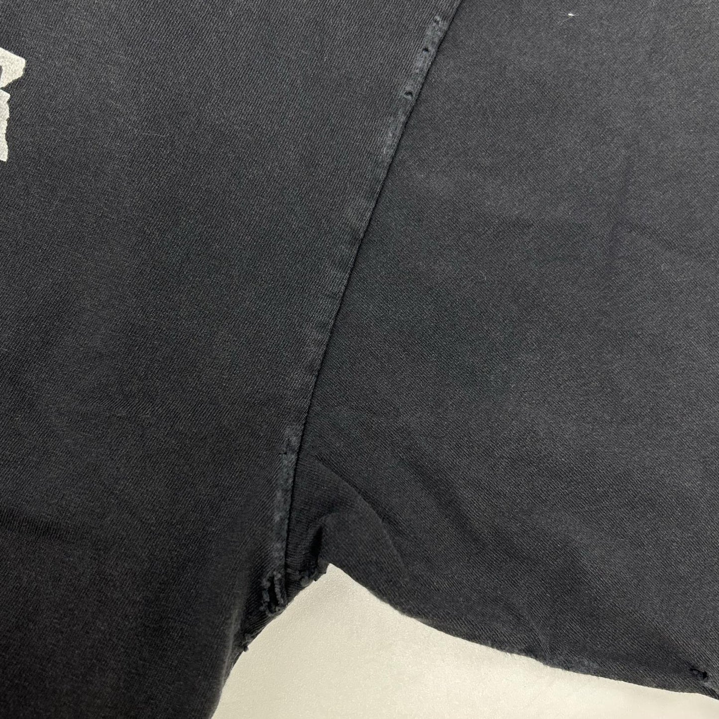 BALENCIAGA バレンシアガ 25年 764235 マスキングテープ デストロイ加工 Tシャツ トップス