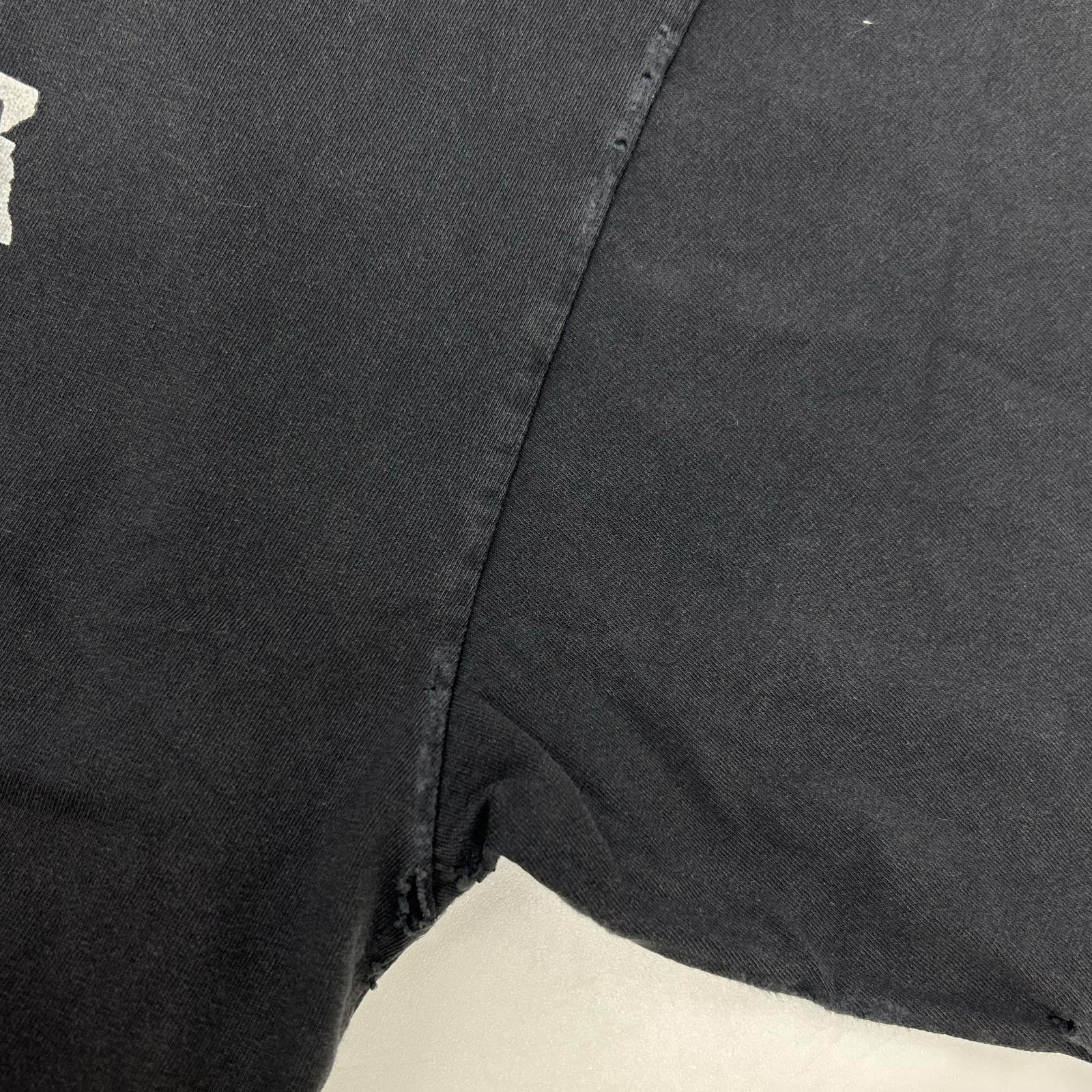 BALENCIAGA バレンシアガ 25年 764235 マスキングテープ デストロイ加工 Tシャツ トップス