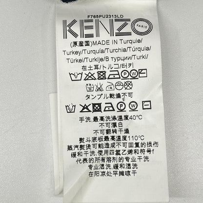 KENZO ケンゾー F765PU2313LD ネイビー ウール ロゴ セーター トップス