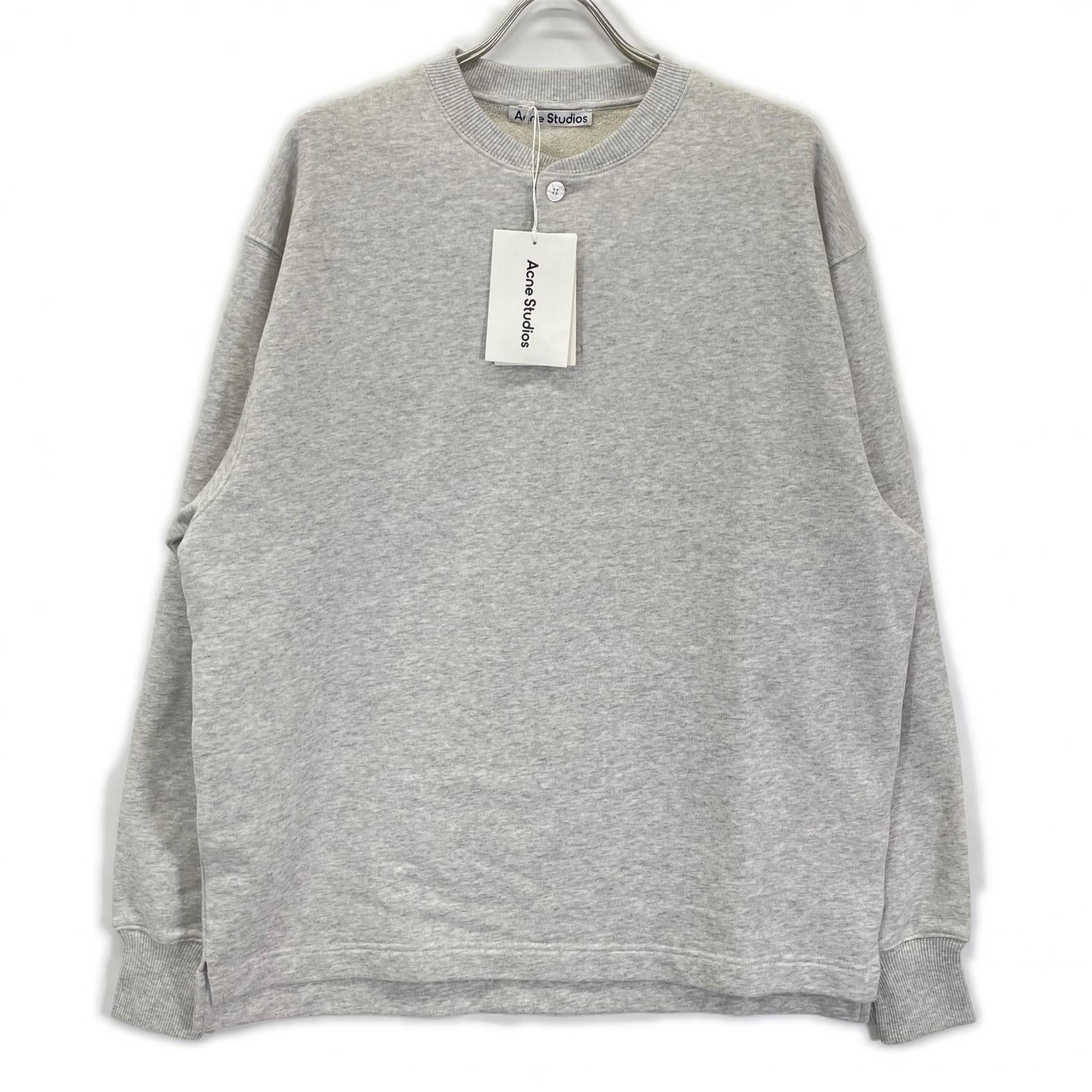 ACNE STUDIOS アクネ ストゥディオズ FN-MN-SWEA000404 グレー フリースロゴスウェット トップス