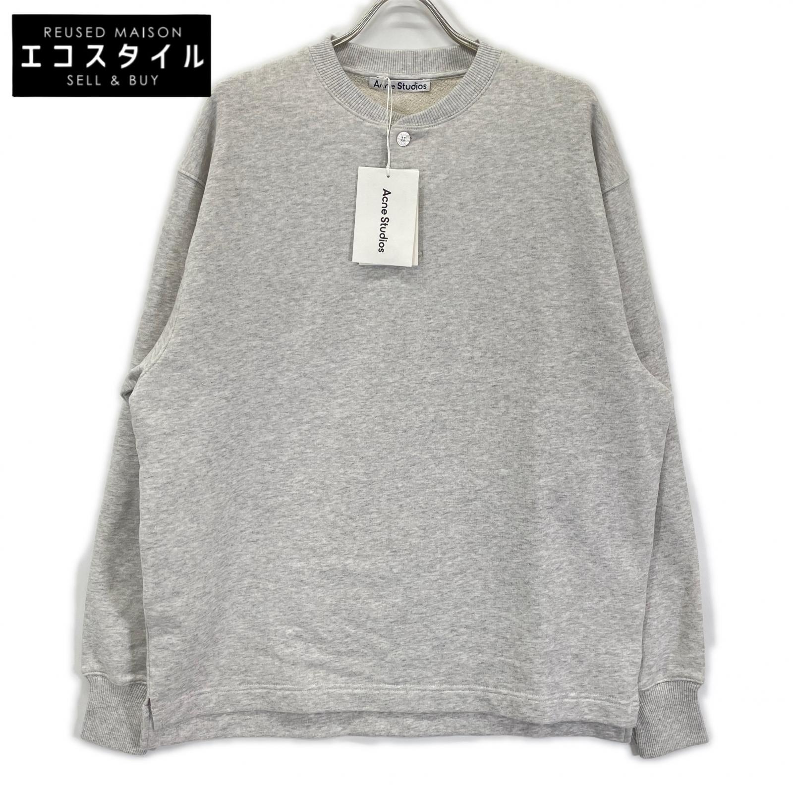 ACNE STUDIOS アクネ ストゥディオズ FN-MN-SWEA000404 グレー フリースロゴスウェット トップス