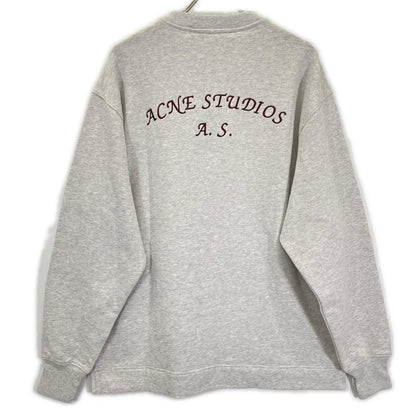 ACNE STUDIOS アクネ ストゥディオズ FN-MN-SWEA000404 グレー フリースロゴスウェット トップス