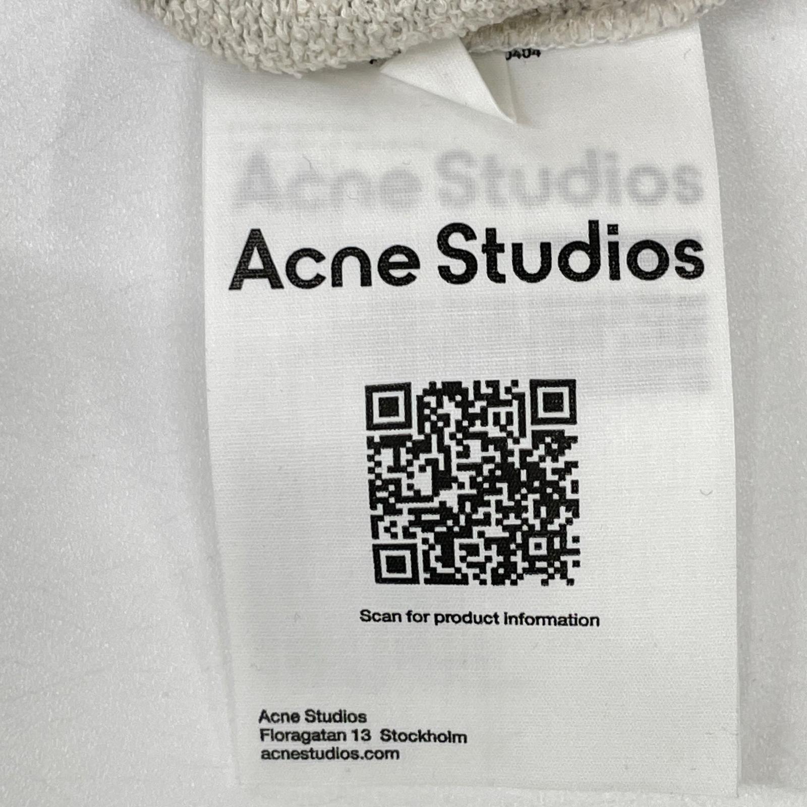 ACNE STUDIOS アクネ ストゥディオズ FN-MN-SWEA000404 グレー フリースロゴスウェット トップス
