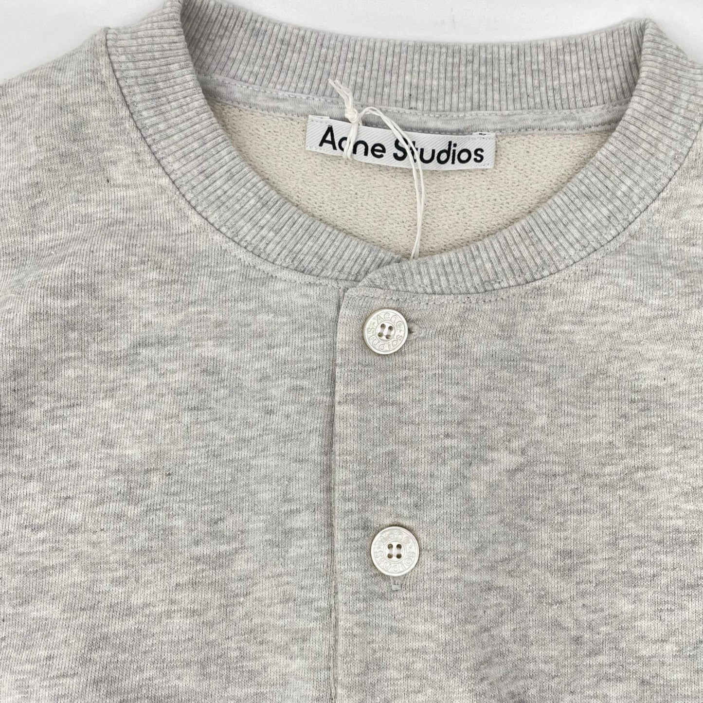 ACNE STUDIOS アクネ ストゥディオズ FN-MN-SWEA000404 グレー フリースロゴスウェット トップス
