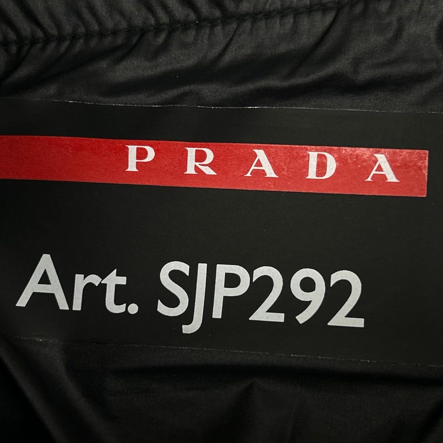 PRADA SPORT プラダスポーツ 20年 SJP292 ブラック テクニカル ジョガーパンツ ボトムス