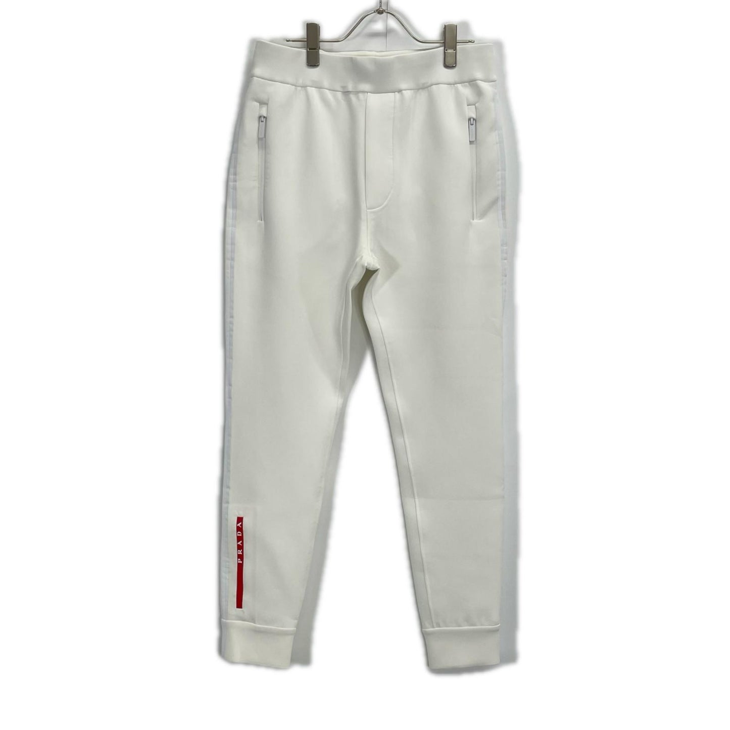 PRADA SPORT プラダスポーツ 20年 SJP292 ホワイト テクニカル ジョガーパンツ ボトムス