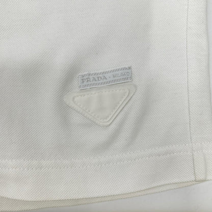 PRADA プラダ 23年 UJP220 ホワイト コットン ショートパンツ ボトムス