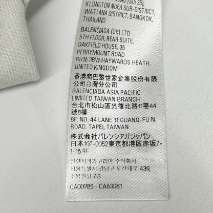 BALENCIAGA バレンシアガ 24年 787349 ライトグレー I LOVE PARIS Tシャツ トップス