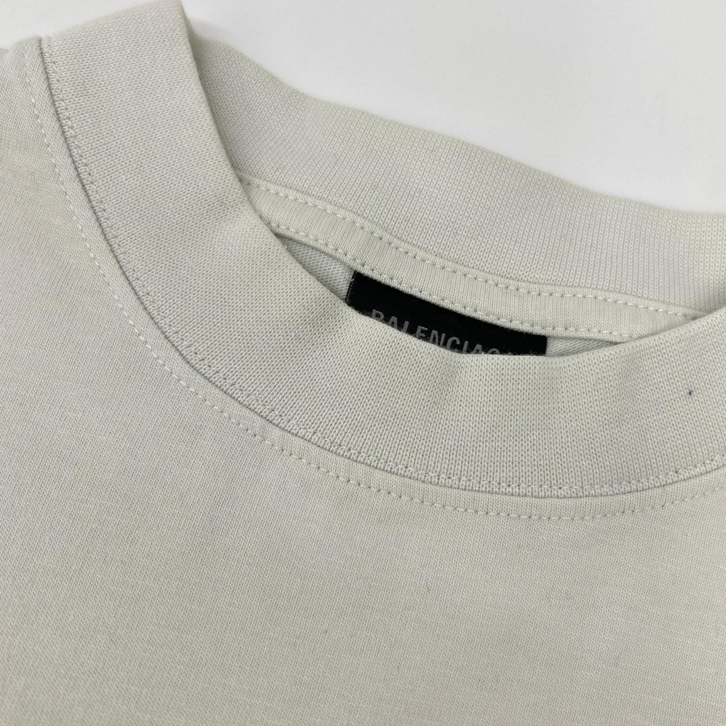 BALENCIAGA バレンシアガ 24年 787349 ライトグレー I LOVE PARIS Tシャツ トップス