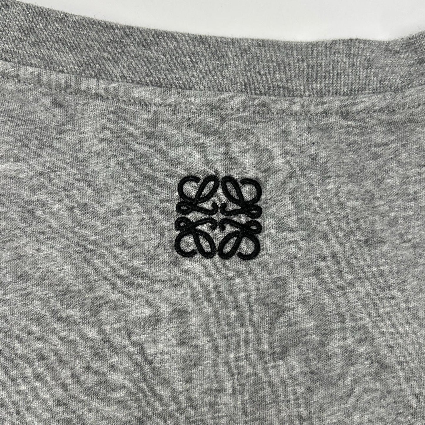 LOEWE ロエベ H526Y22XBB グレー グラフィックプリント ロゴ Tシャツ トップス
