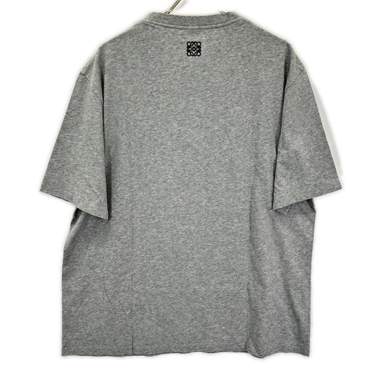 LOEWE ロエベ H526Y22XBB グレー グラフィックプリント ロゴ Tシャツ トップス