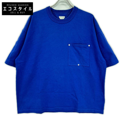 BOTTEGA VENETA ボッテガヴェネタ 773598 ブルー Vステッチ ポケット Tシャツ トップス