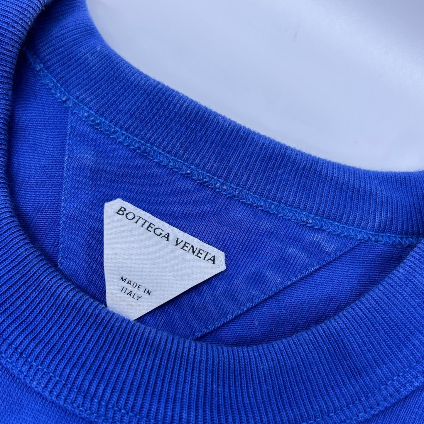 BOTTEGA VENETA ボッテガヴェネタ 773598 ブルー Vステッチ ポケット Tシャツ トップス