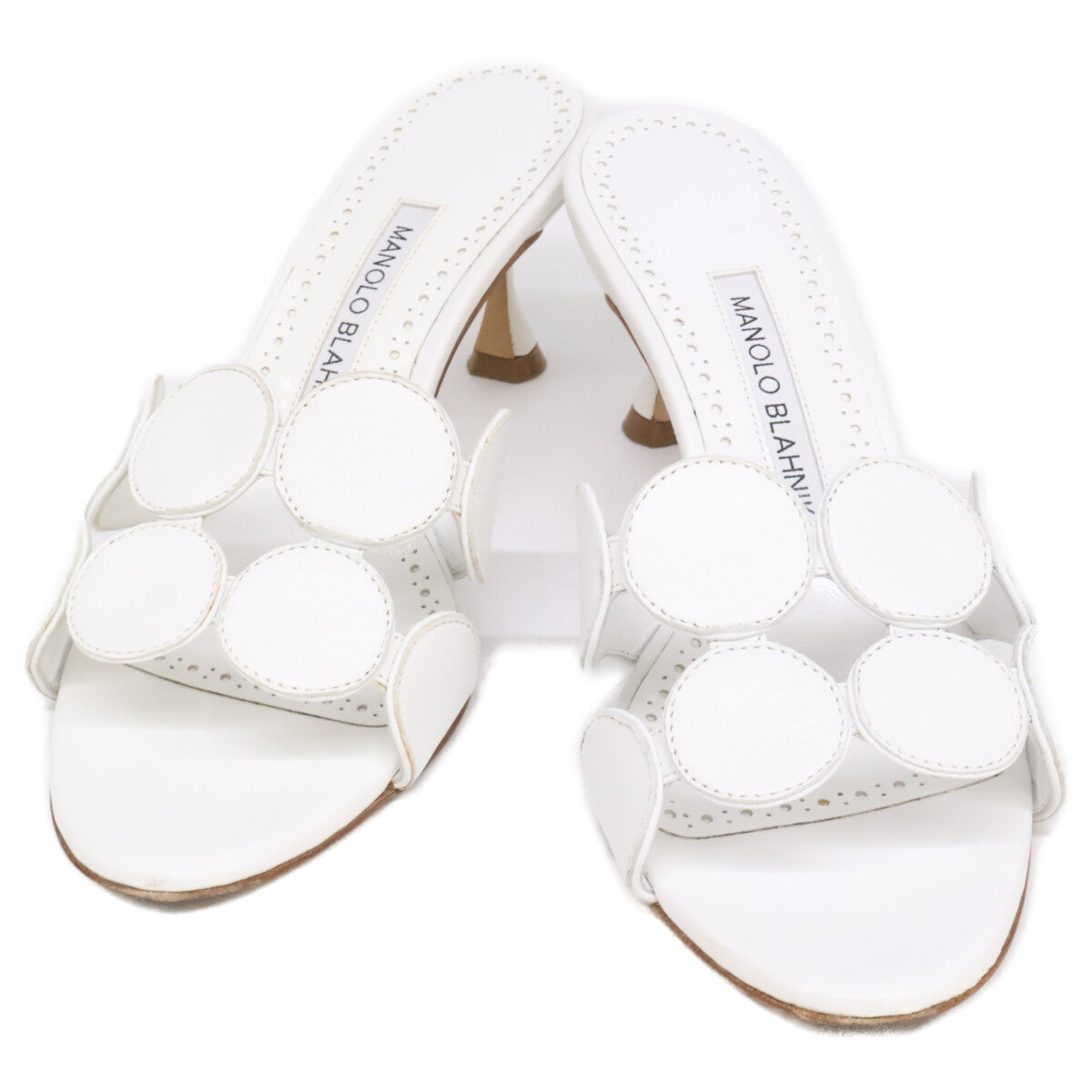 MANOLO BLAHNIK Manolo Blahnik 219-0119-0010 HARIBALMU leather sandals