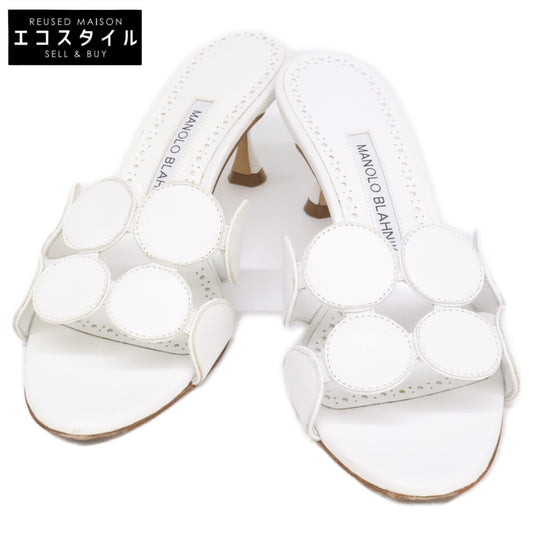 MANOLO BLAHNIK マノロブラニク 219-0119-0010 HARIBALMU ハリバルム レザー サンダル シューズ