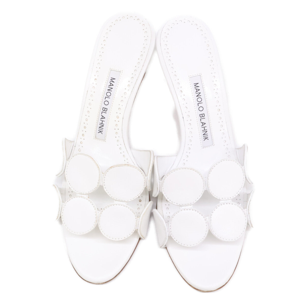 MANOLO BLAHNIK Manolo Blahnik 219-0119-0010 HARIBALMU leather sandals