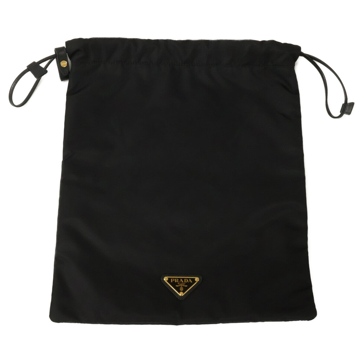 PRADA プラダ 美品 1NK001 Re-Nylon トライアングルロゴ ドローストリング ウィッシュポーチ ハンドバッグ
