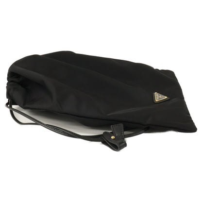 PRADA プラダ 美品 1NK001 Re-Nylon トライアングルロゴ ドローストリング ウィッシュポーチ ハンドバッグ