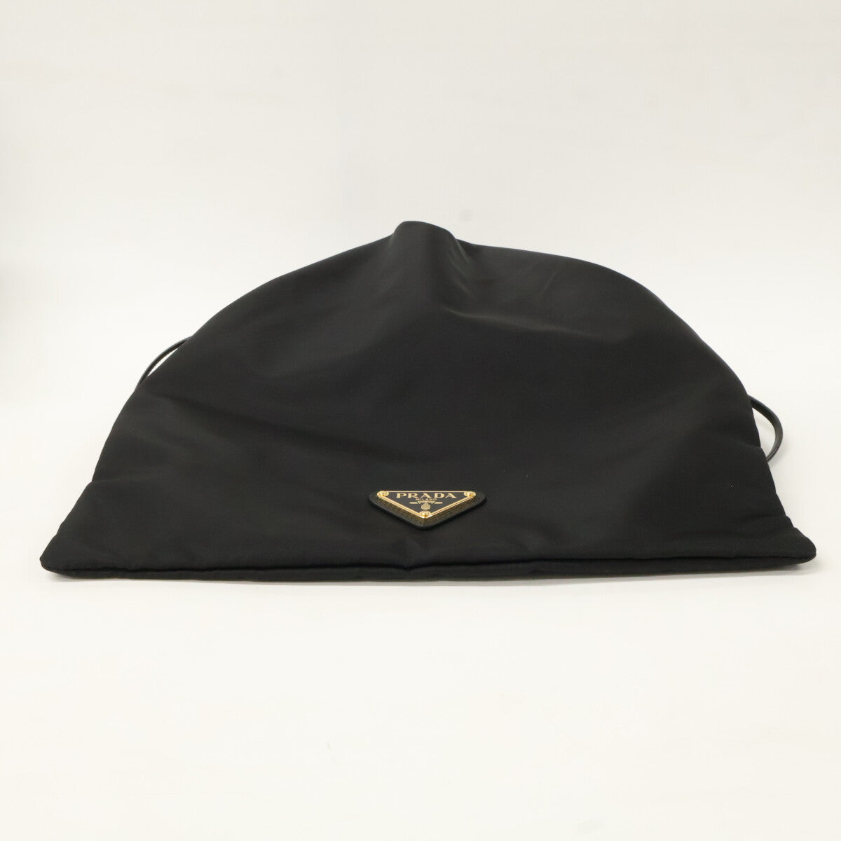 PRADA プラダ 美品 1NK001 Re-Nylon トライアングルロゴ ドローストリング ウィッシュポーチ ハンドバッグ