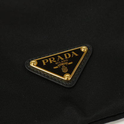 PRADA プラダ 美品 1NK001 Re-Nylon トライアングルロゴ ドローストリング ウィッシュポーチ ハンドバッグ