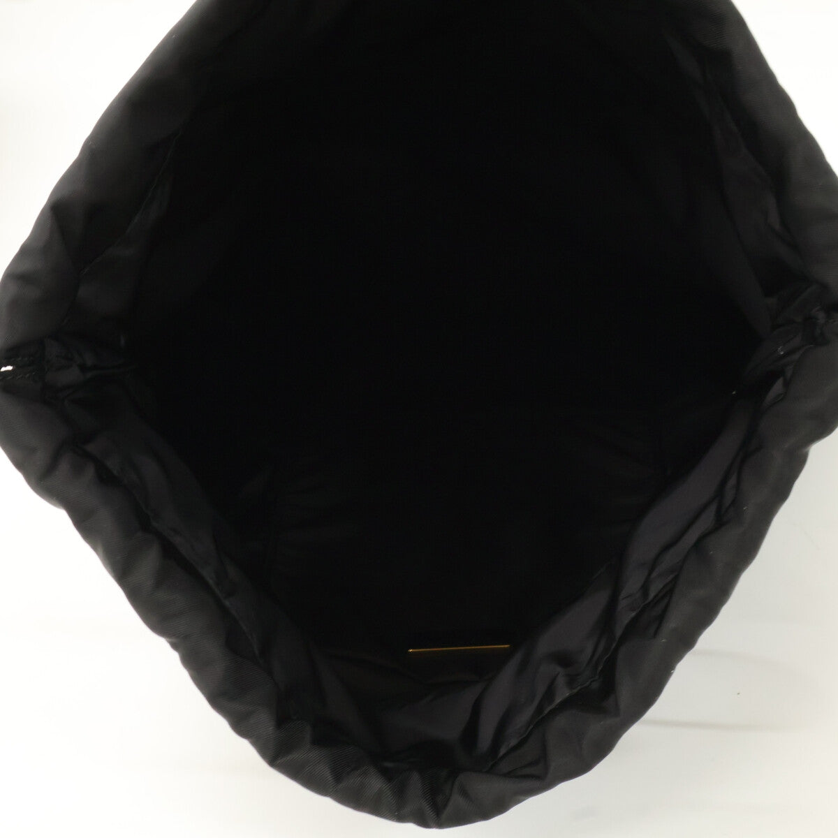 PRADA プラダ 美品 1NK001 Re-Nylon トライアングルロゴ ドローストリング ウィッシュポーチ ハンドバッグ