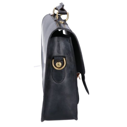 GLENROYAL グレンロイヤル 【美品】02-6026 SATCHEL BAG WITH D-RING ブライドルレザー 2WAYショルダー トートバッグ