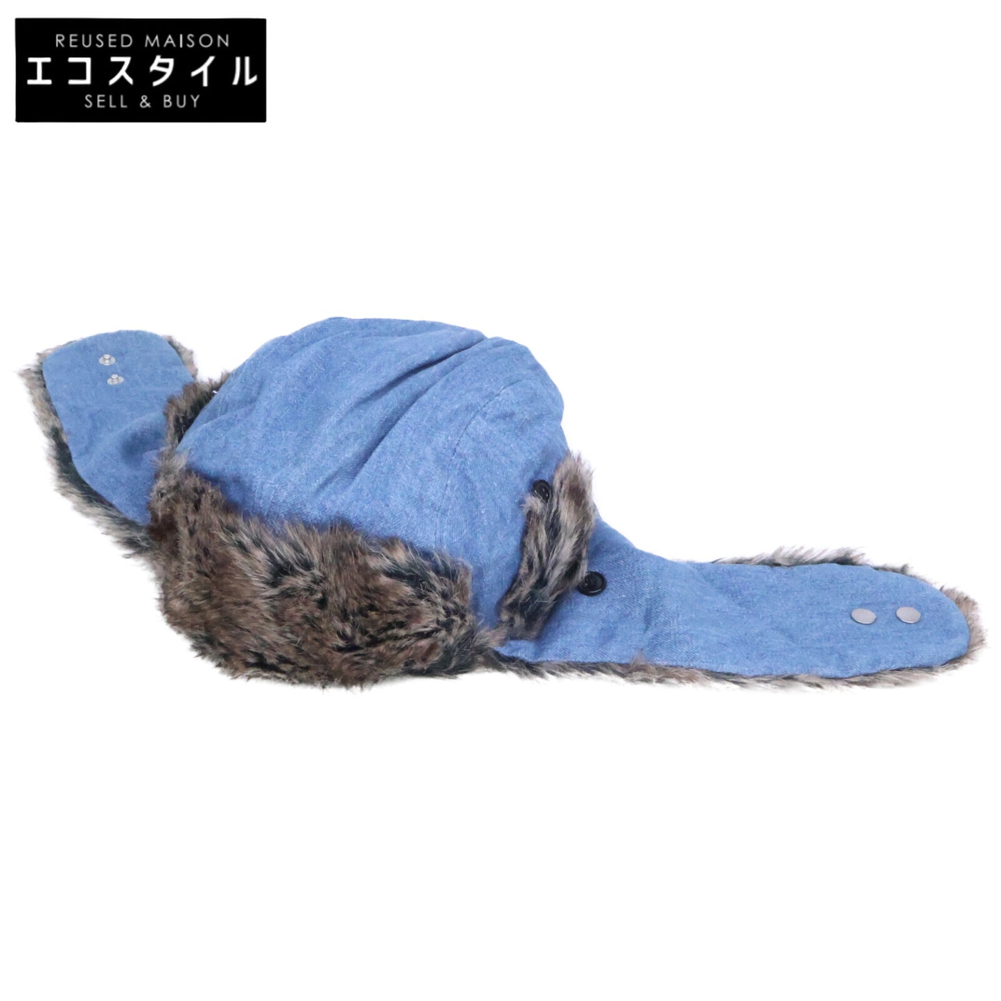 New Era ニューエラ トラッパー ファー デニム フライトキャップ 帽子