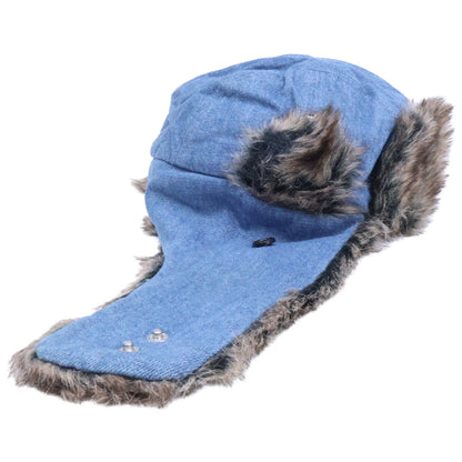 New Era ニューエラ トラッパー ファー デニム フライトキャップ 帽子
