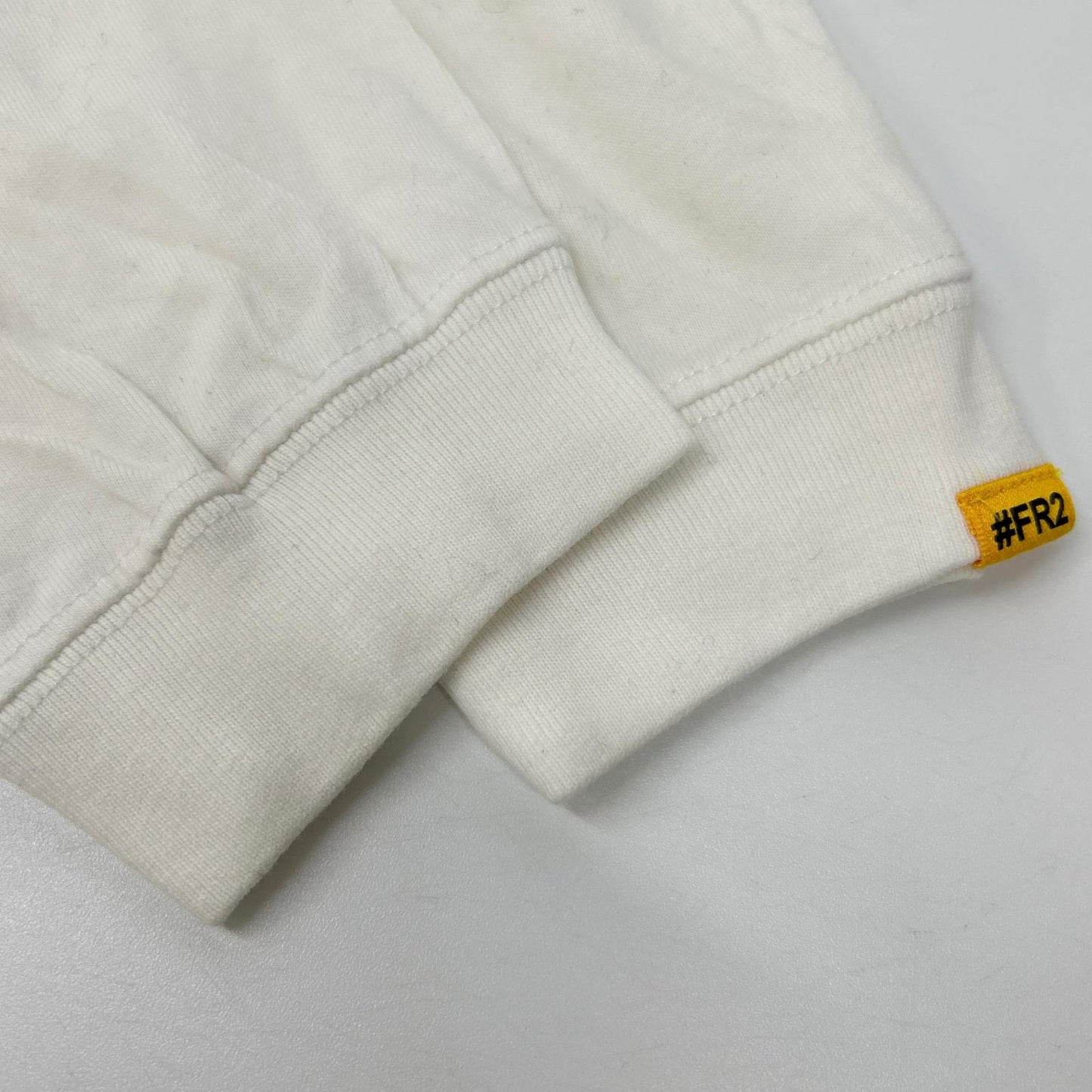 FR2 エフアールツー ホワイト 白貂を抱く貴婦人プリント 長袖Tシャツ トップス