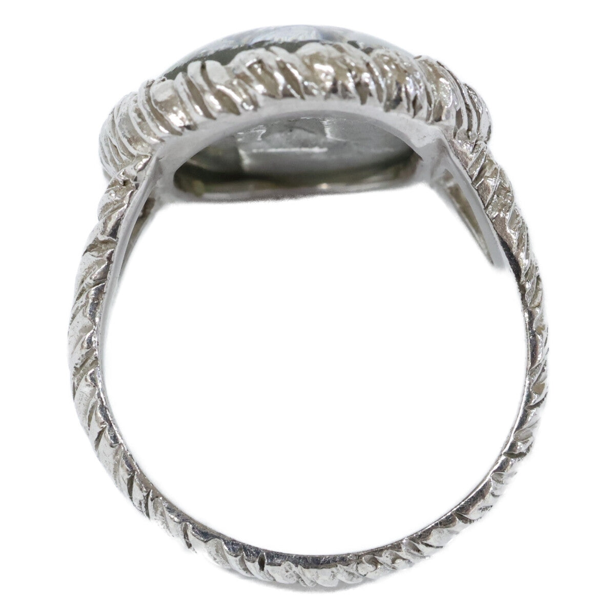その他ブランド SILVER スコティッシュテリア インタリオガラス リング 指輪