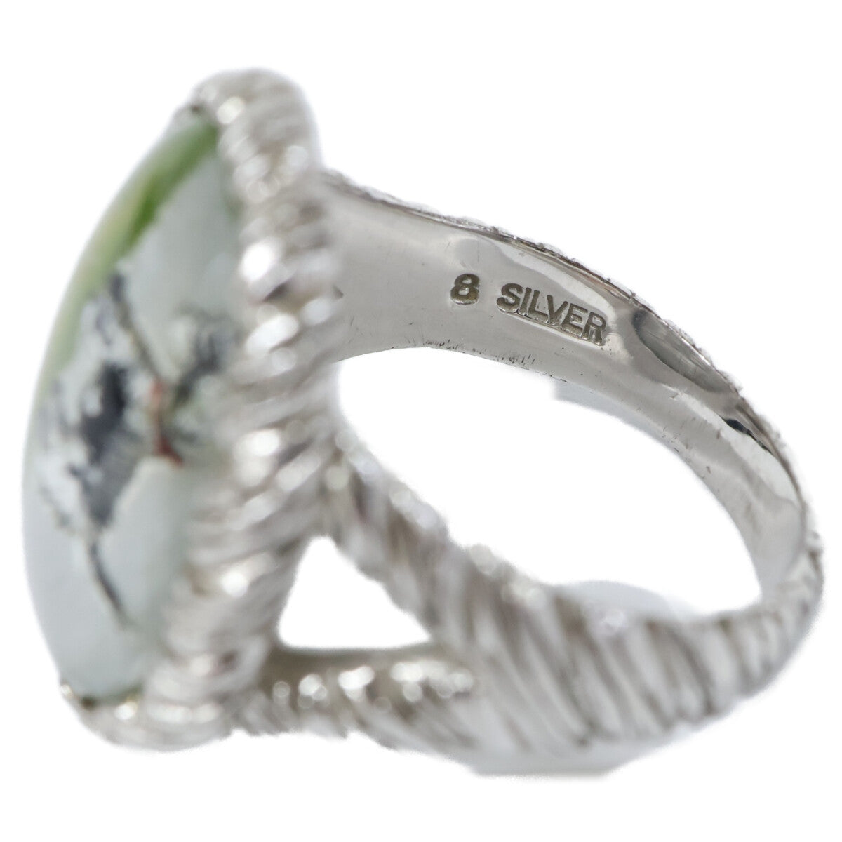 その他ブランド SILVER スコティッシュテリア インタリオガラス リング 指輪