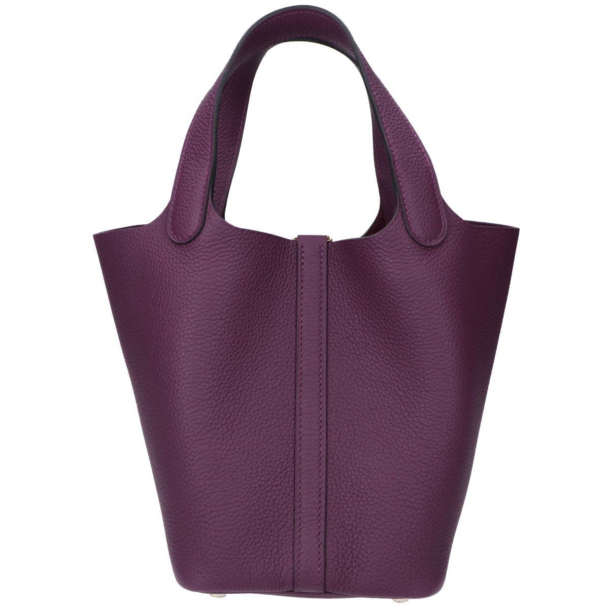HERMES エルメス B刻印 トゴ ウルトラヴァイオレット ピコタンロックPM(18) G金具 ハンドバッグ ハンドバッグ