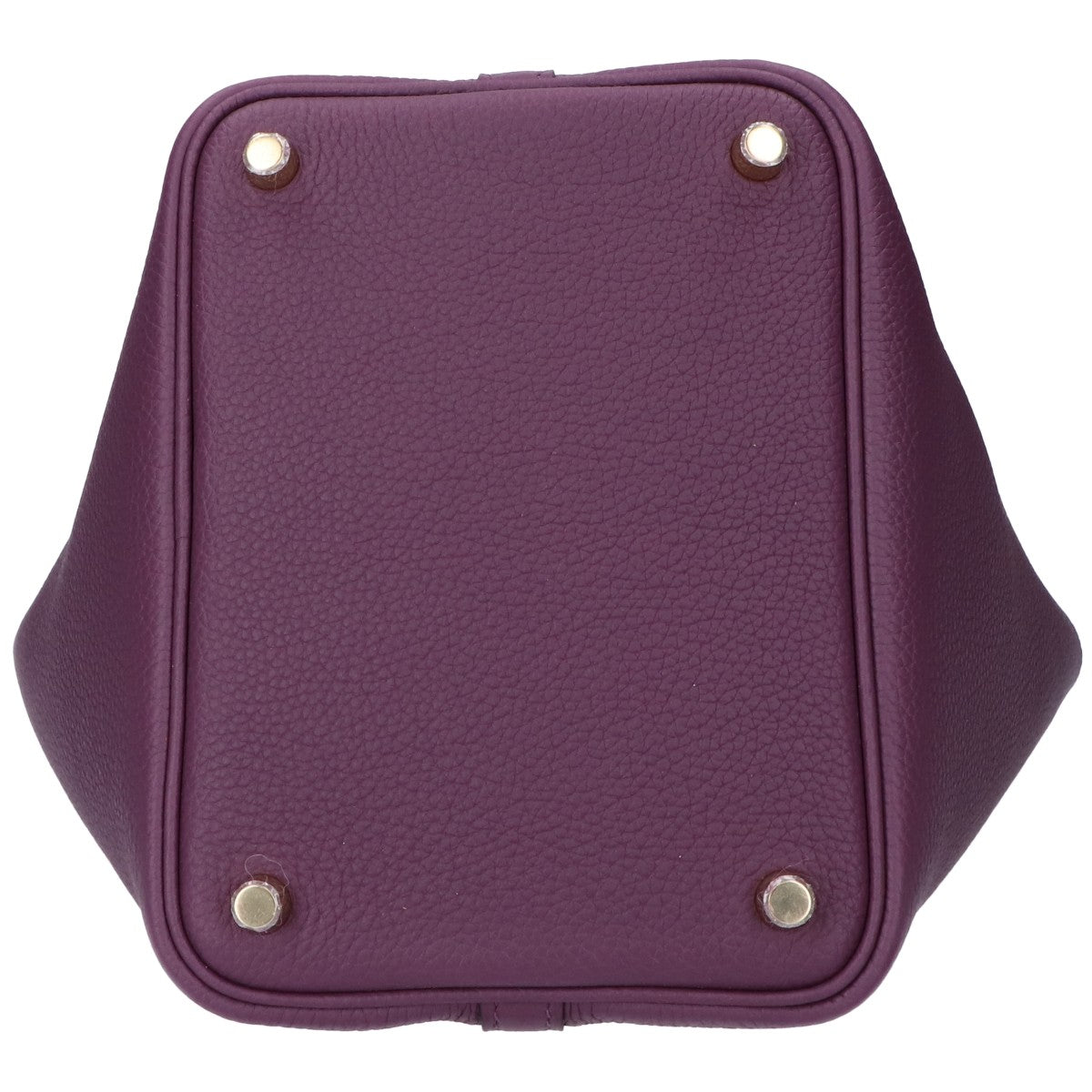 HERMES エルメス B刻印 トゴ ウルトラヴァイオレット ピコタンロックPM(18) G金具 ハンドバッグ ハンドバッグ