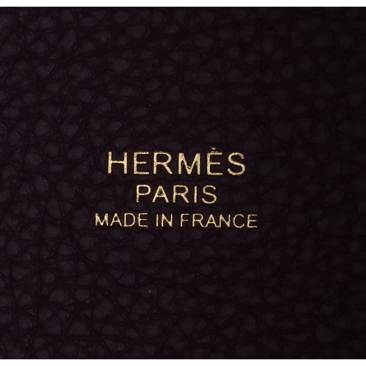 HERMES エルメス B刻印 トゴ ウルトラヴァイオレット ピコタンロックPM(18) G金具 ハンドバッグ ハンドバッグ