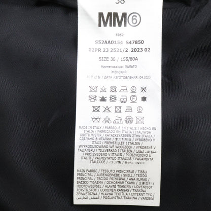 MM6 エムエムシックス 【新品/国内正規/23年製】S52AA0154 オーバーフィット シングルブレスト コクーンロング コート