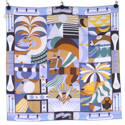 HERMES エルメス 【新品未使用】004006S 09 CARRE TWILL PARADE EN FANFARE パラード アン ファンファーレ シルク カレ90 スカーフ