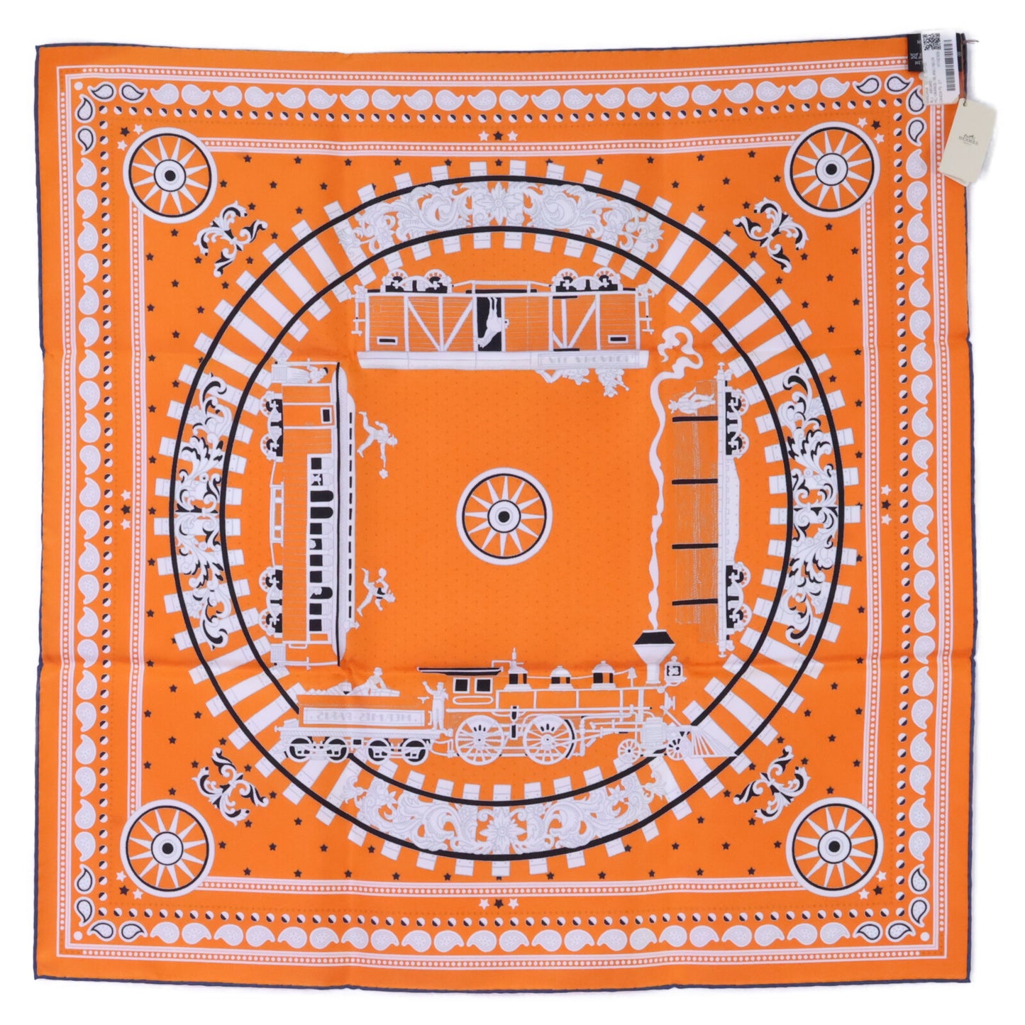 HERMES エルメス 【新品未使用】BANDANA SOIE 55x55 ALL ABOARD! オール アボード！ シルク カレ55 スカーフ