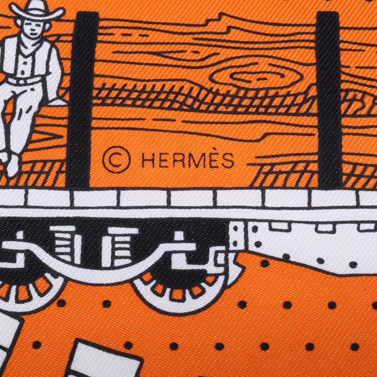 HERMES エルメス 【新品未使用】BANDANA SOIE 55x55 ALL ABOARD! オール アボード！ シルク カレ55 スカーフ