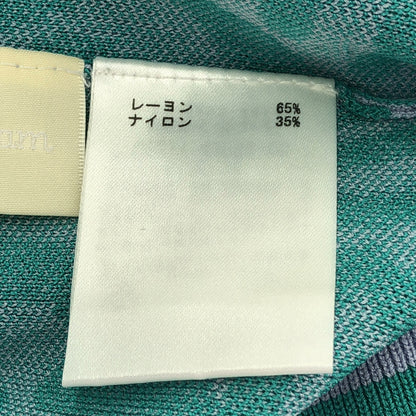 Diagram ダイアグラム 03211 43059-00 グリーン レーヨン フラワー ニット セーター トップス