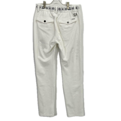MARK&LONA マークアンドロナ 25年 MLM-5C-AT14 ホワイト Svastika Track Pants ボトムス