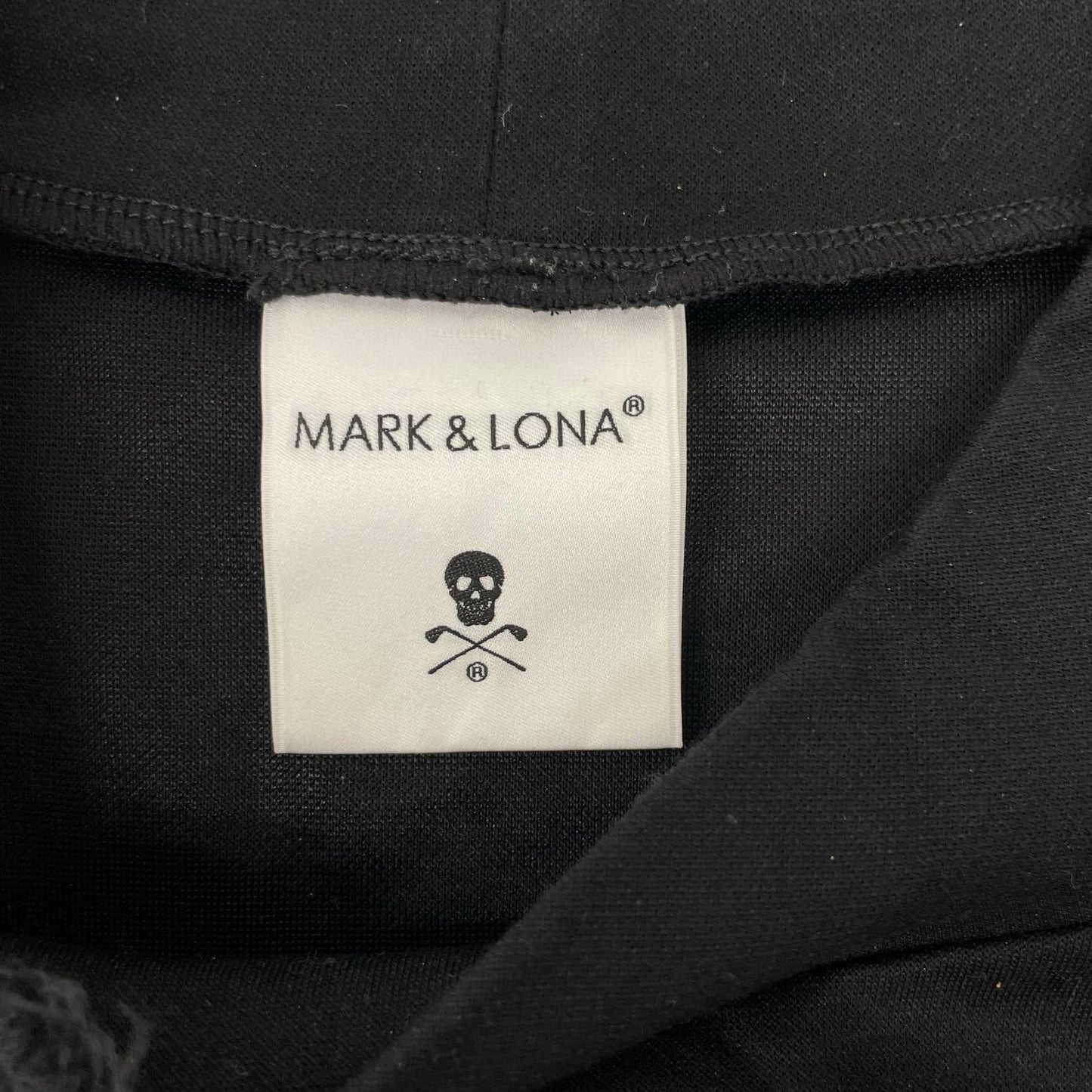 MARK&LONA マークアンドロナ 25年 MLM-5C-AA04 ブラック Ever Crystal Skull Mock Tシャツ トップス