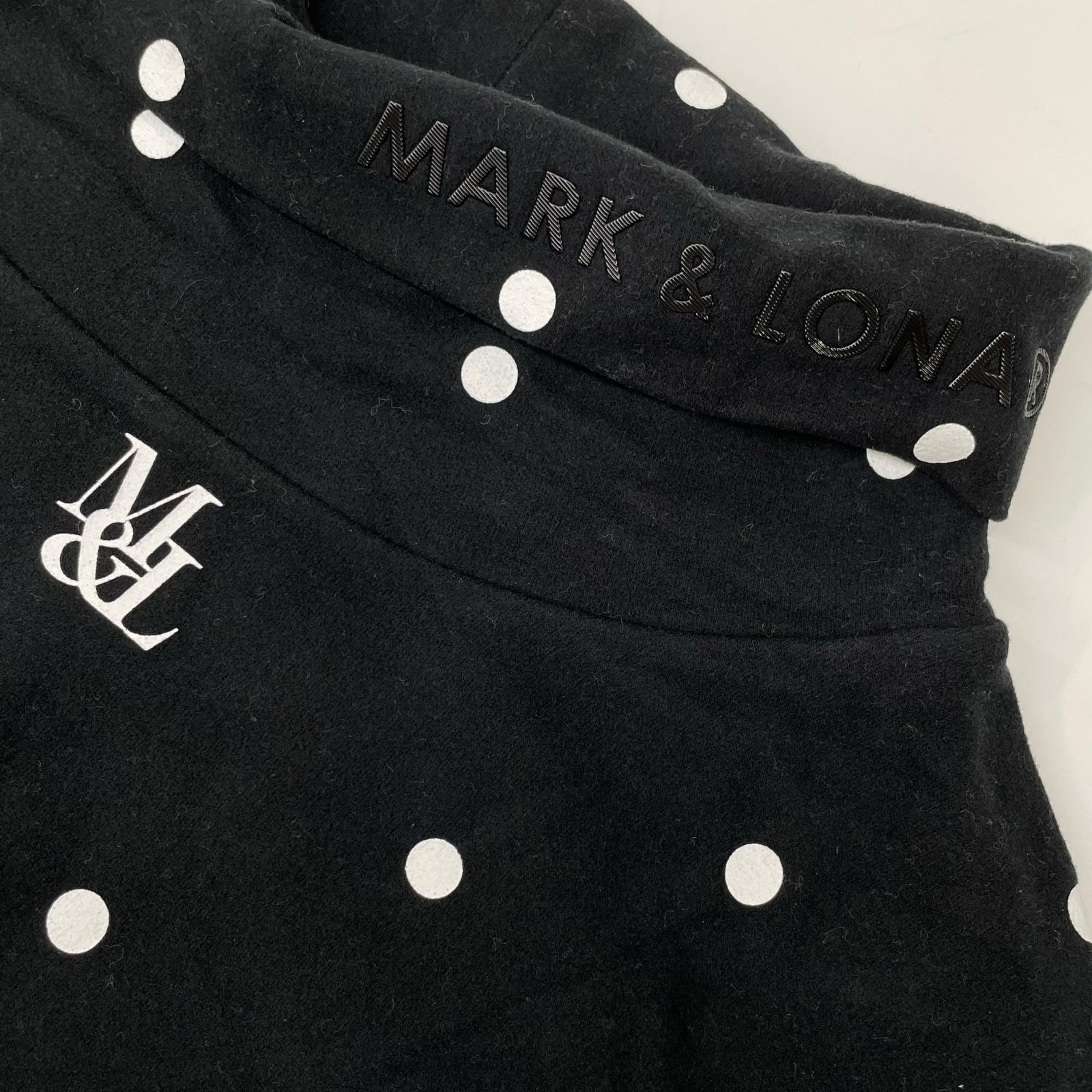 MARK&LONA マークアンドロナ 25年 MLM-5C-AU04 ブラック DOT Mock Neck Layer プルオーバー トップス