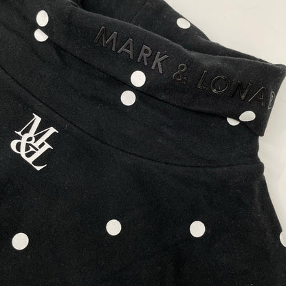 MARK&LONA マークアンドロナ 25年 MLM-5C-AU04 ブラック DOT Mock Neck Layer プルオーバー トップス