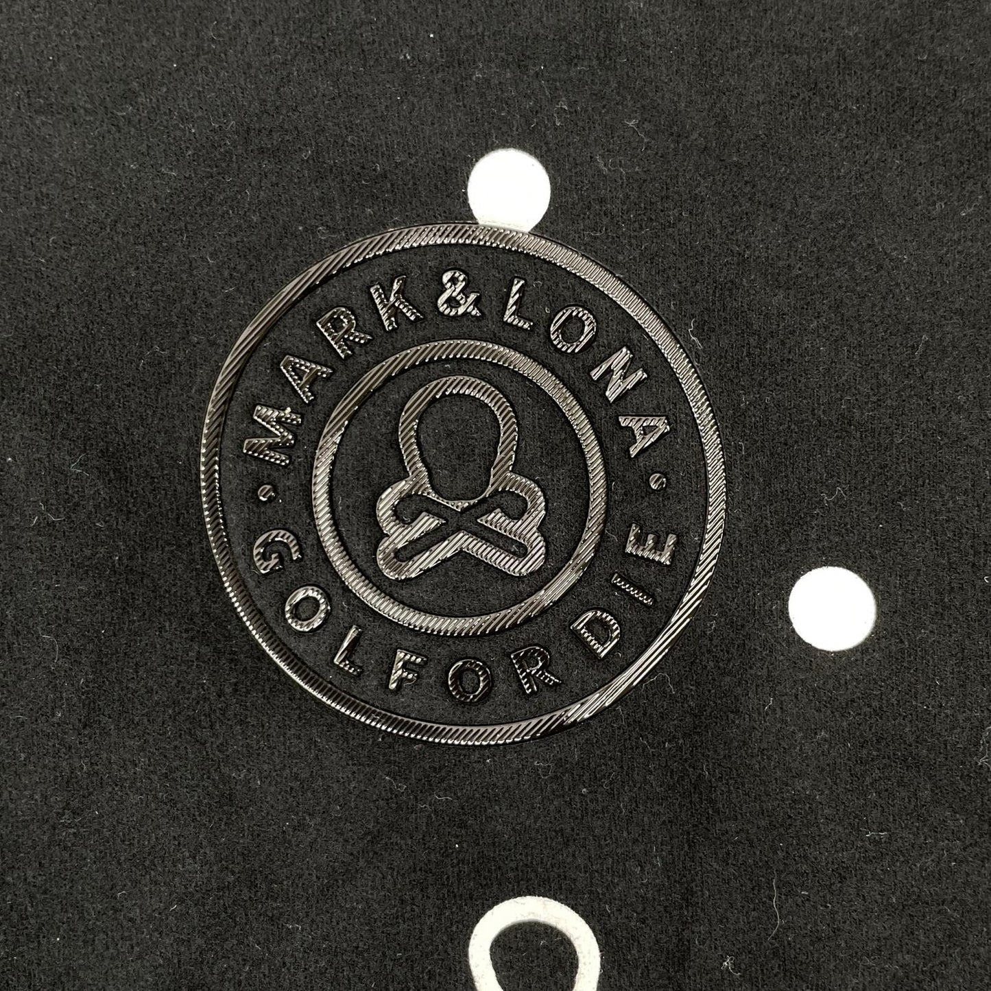MARK&LONA マークアンドロナ 25年 MLM-5C-AU04 ブラック DOT Mock Neck Layer プルオーバー トップス