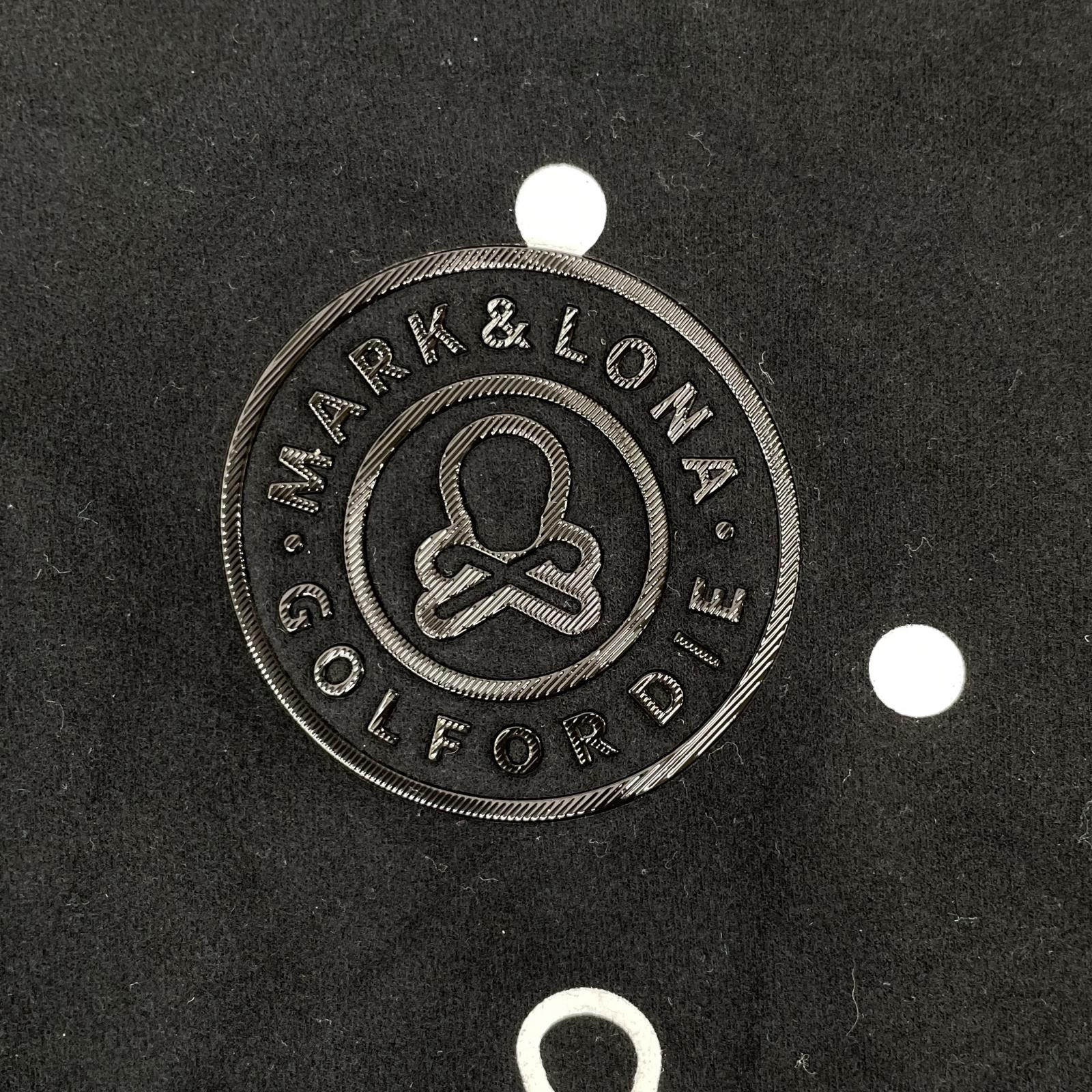 MARK&LONA マークアンドロナ 25年 MLM-5C-AU04 ブラック DOT Mock Neck Layer プルオーバー トップス