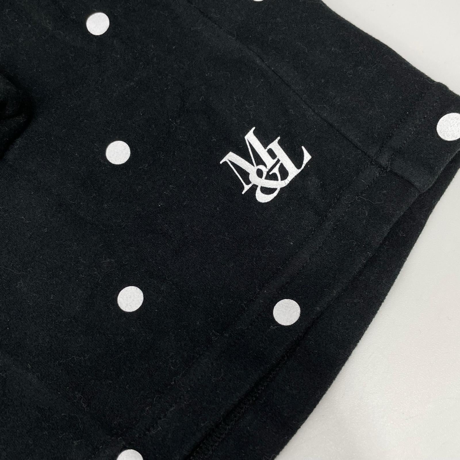MARK&LONA マークアンドロナ 25年 MLM-5C-AU04 ブラック DOT Mock Neck Layer プルオーバー トップス