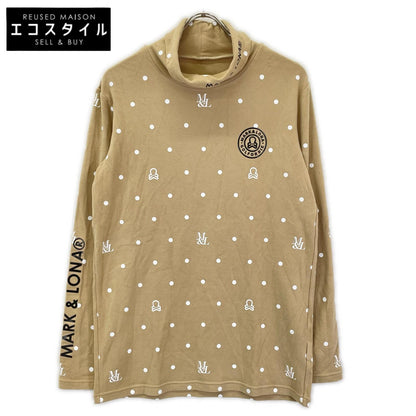 MARK&LONA マークアンドロナ 25年 MLM-5C-AU04 ベージュ DOT Mock Neck Layer プルオーバー トップス